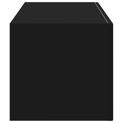 Mobile TV da parete Nero 60 x 31 x 29.5 cm Legno multistrato