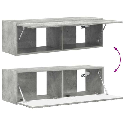 Mobile TV da parete Calcestruzzo 98 x 31 x 29,5 cm