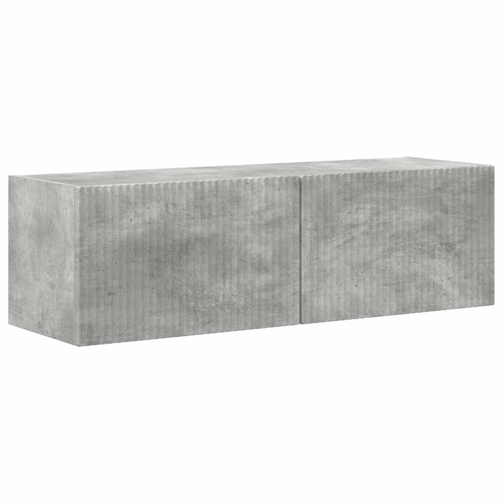 Mobile TV da parete 2 pcs Calcestruzzo 98 x 31 x 29,5 cm