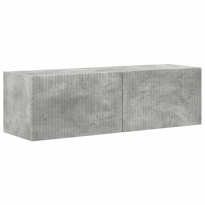 Mobile TV da parete 2 pcs Calcestruzzo 98 x 31 x 29,5 cm