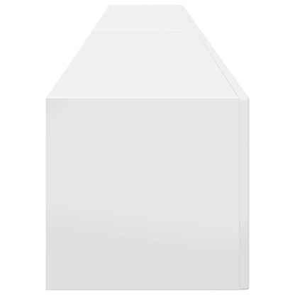 Mobile TV da parete 2 pcs Bianco Lucido 98 x 31 x 29,5 cm