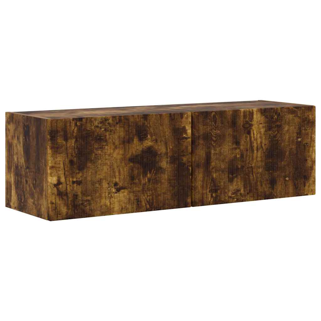 Mobile TV da parete Rovere fumé 98 x 31 x 29,5 cm