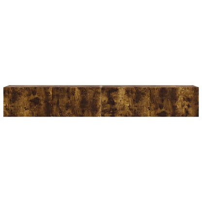 Mobile TV da parete 2 pcs Rovere fumé 98 x 31 x 29,5 cm
