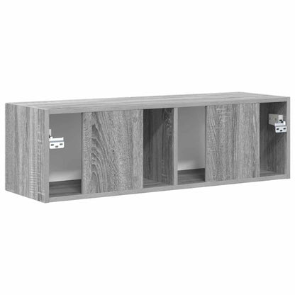 Mobile TV da parete Grigio Sonoma 98 x 31 x 29,5 cm