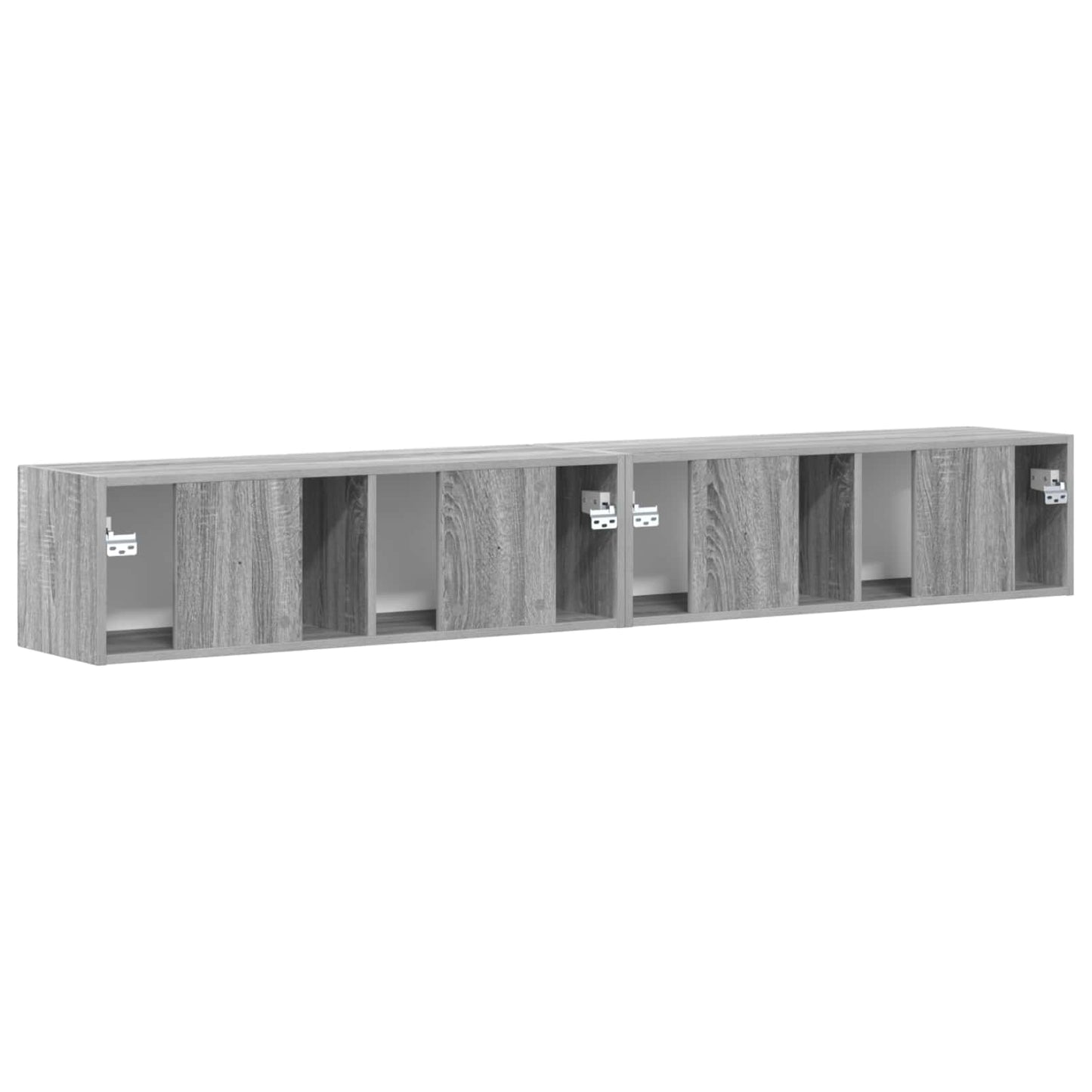 Mobile TV da parete 2 pcs Grigio Sonoma 98 x 31 x 29,5 cm