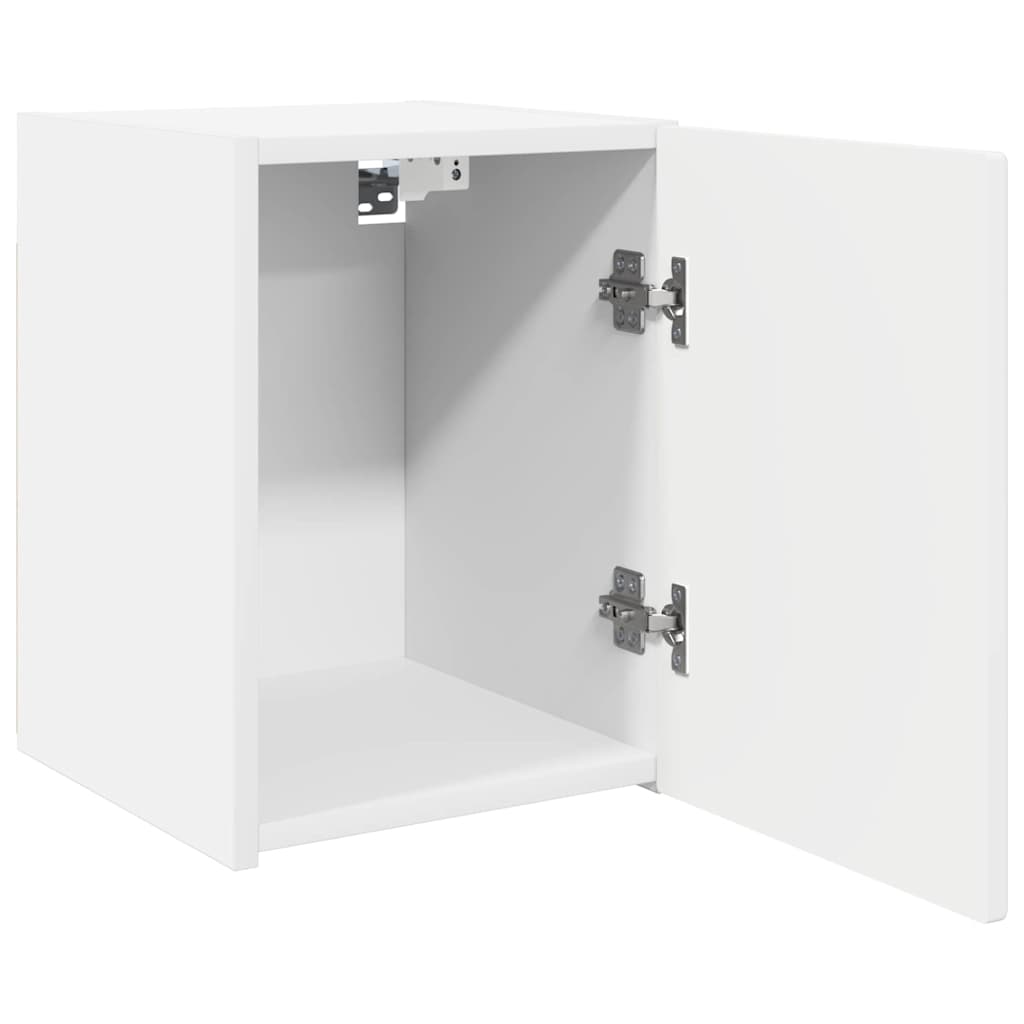 Mobile TV da parete Bianco 30 x 31 x 40 cm Legno multistrato