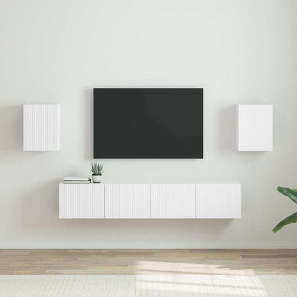Mobile TV da parete 2 pcs Bianco 30 x 31 x 40 cm