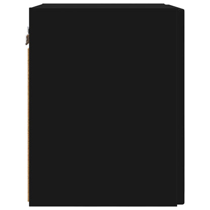 Mobile TV da parete Nero 30 x 31 x 40 cm Legno multistrato