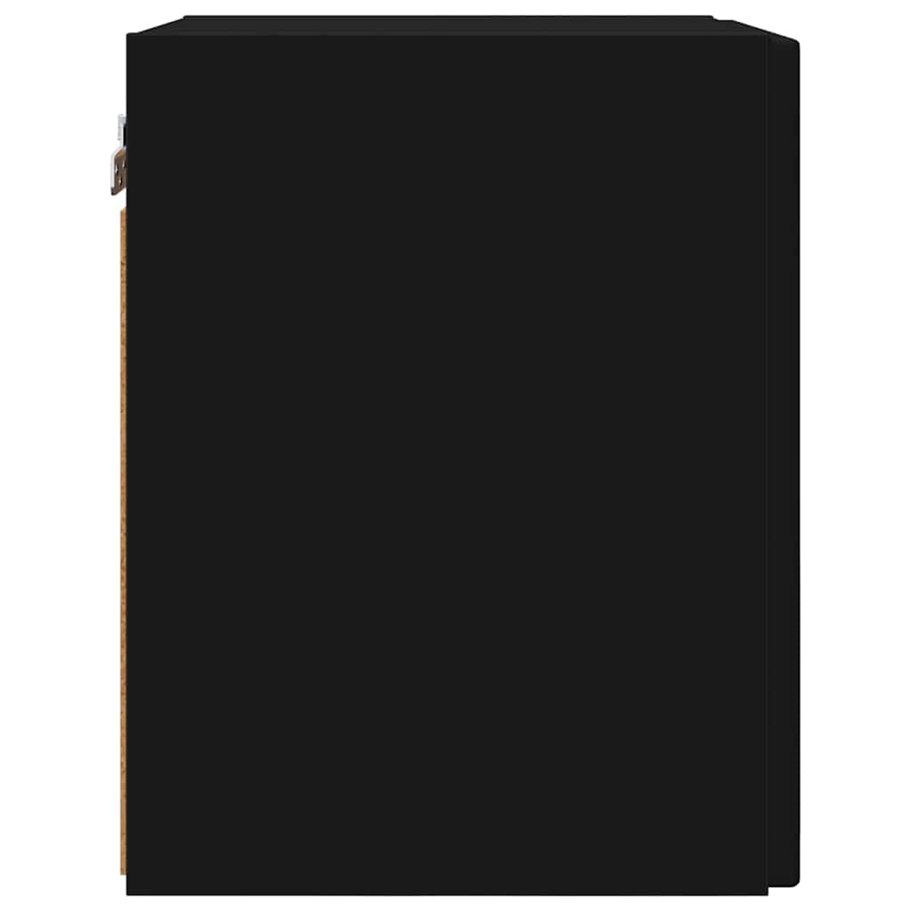 Mobile TV da parete 2 pcs Nero 30 x 31 x 40 cm