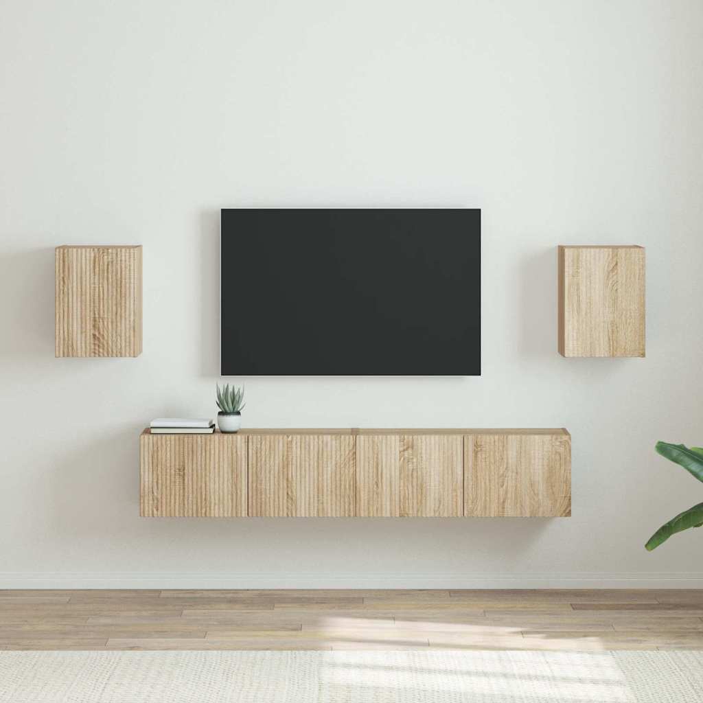 Mobile TV da parete 2 pcs Sonoma 30 x 31 x 40 cm