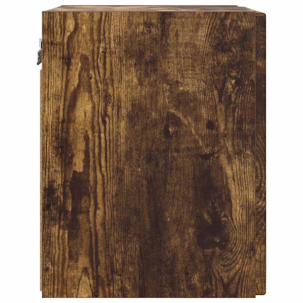 Mobile TV da parete 2 pcs Rovere fumé 30 x 31 x 40 cm