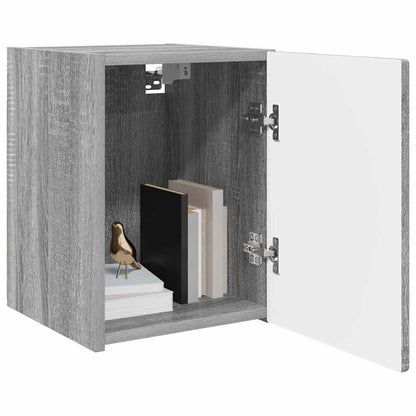 Mobile TV da parete Grigio Sonoma 30 x 31 x 40 cm