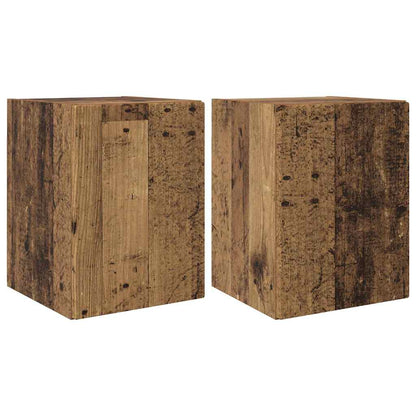 Mobile TV da parete 2 pcs Legno vecchio 30 x 31 x 40 cm