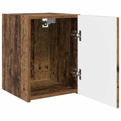 Mobile TV da parete 2 pcs Legno vecchio 30 x 31 x 40 cm