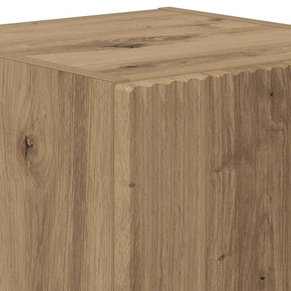 Mobile TV da parete 2 pcs Rovere Artigianale 30 x 31 x 40 cm