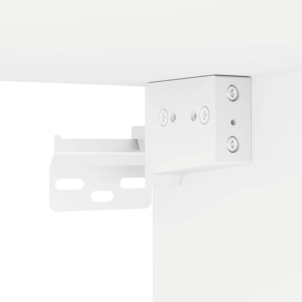 Mobile TV da parete Bianco 30 x 31 x 60 cm Legno multistrato