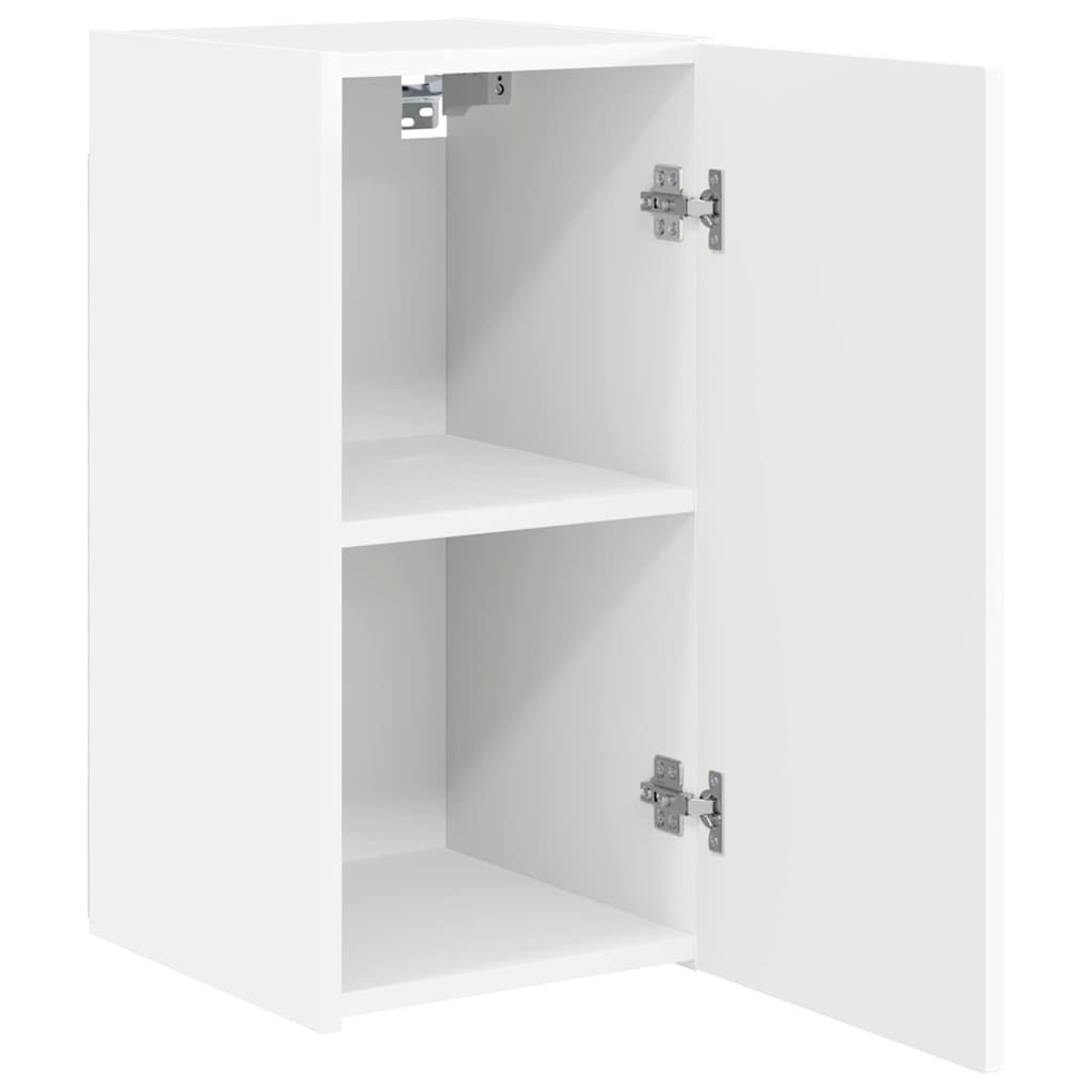 Mobile TV da parete Bianco 30 x 31 x 60 cm Legno multistrato