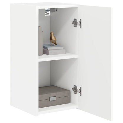 Mobile TV da parete Bianco 30 x 31 x 60 cm Legno multistrato