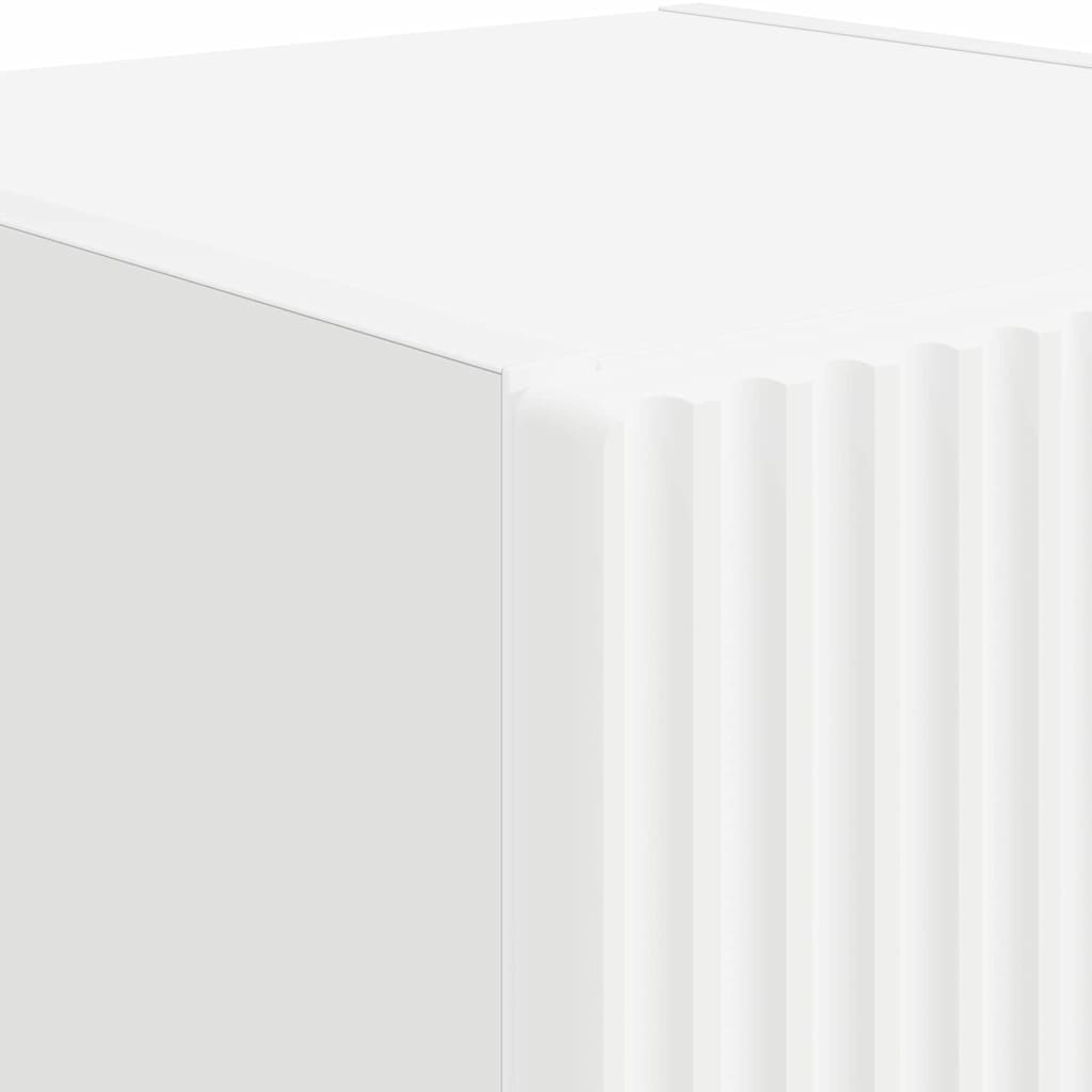 Mobile TV da parete 2 pcs Bianco 30 x 31 x 60 cm