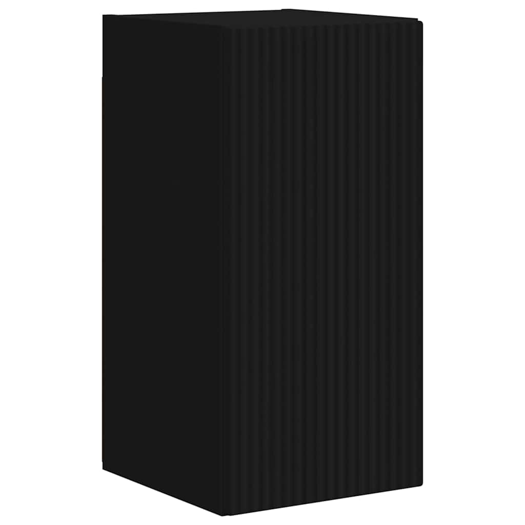 Mobile TV da parete Nero 30 x 31 x 60 cm Legno multistrato