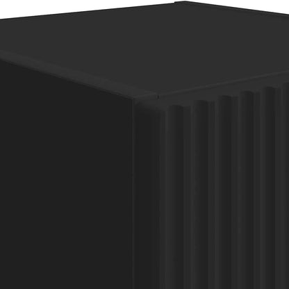 Mobile TV da parete 2 pcs Nero 30 x 31 x 60 cm