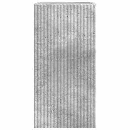 Mobile TV da parete 2 pcs Calcestruzzo 30 x 31 x 60 cm