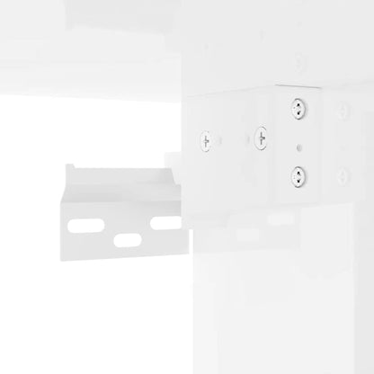 Mobile TV da parete Bianco Lucido 30 x 31 x 60 cm