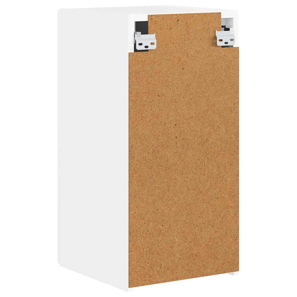 Mobile TV da parete Bianco Lucido 30 x 31 x 60 cm