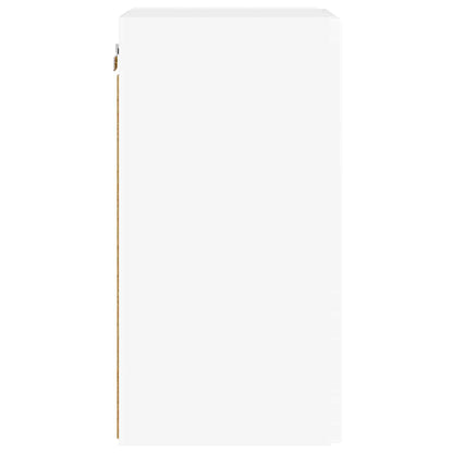 Mobile TV da parete Bianco Lucido 30 x 31 x 60 cm