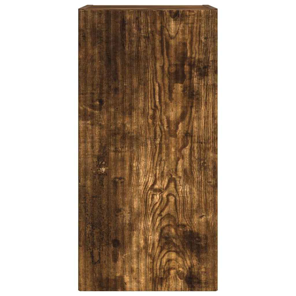 Mobile TV da parete Rovere fumé 30 x 31 x 60 cm