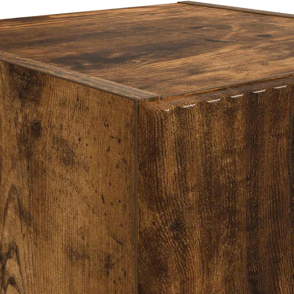 Mobile TV da parete 2 pcs Rovere fumé 30 x 31 x 60 cm | homemem39