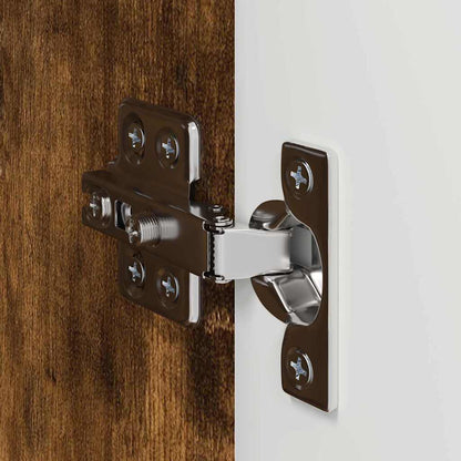 Mobile TV da parete 2 pcs Rovere fumé 30 x 31 x 60 cm