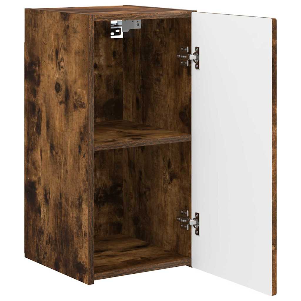 Mobile TV da parete 2 pcs Rovere fumé 30 x 31 x 60 cm