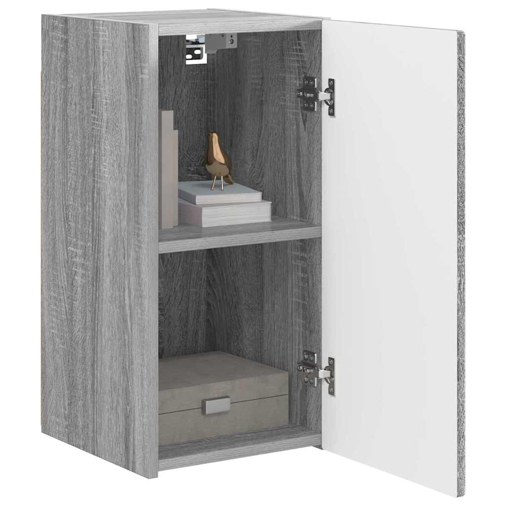Mobile TV da parete 2 pcs Grigio Sonoma 30 x 31 x 60 cm