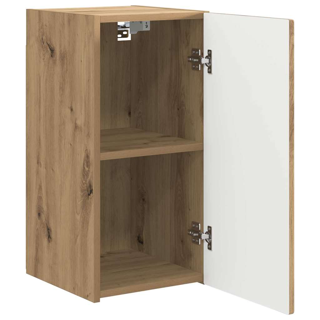 Mobile TV da parete 2 pcs Rovere Artigianale 30 x 31 x 60 cm