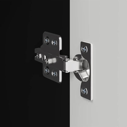 Mobile TV da parete 2 pcs Nero 30 x 31 x 80 cm