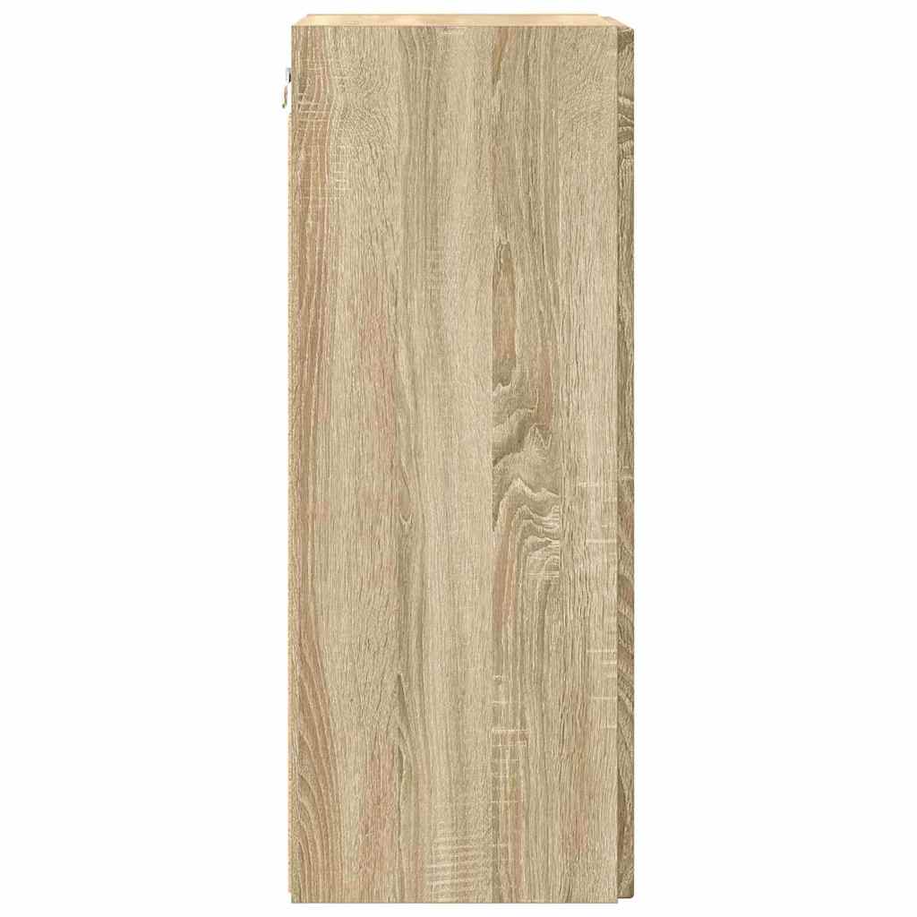 Mobile TV da parete Sonoma 30 x 31 x 80 cm Legno multistrato