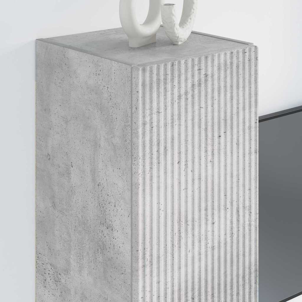 Mobile TV da parete Calcestruzzo 30 x 31 x 80 cm