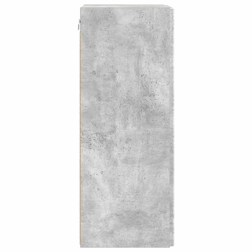 Mobile TV da parete Calcestruzzo 30 x 31 x 80 cm