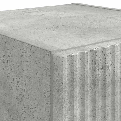 Mobile TV da parete 2 pcs Calcestruzzo 30 x 31 x 80 cm