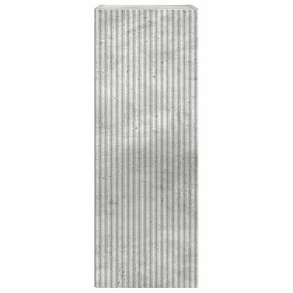 Mobile TV da parete 2 pcs Calcestruzzo 30 x 31 x 80 cm