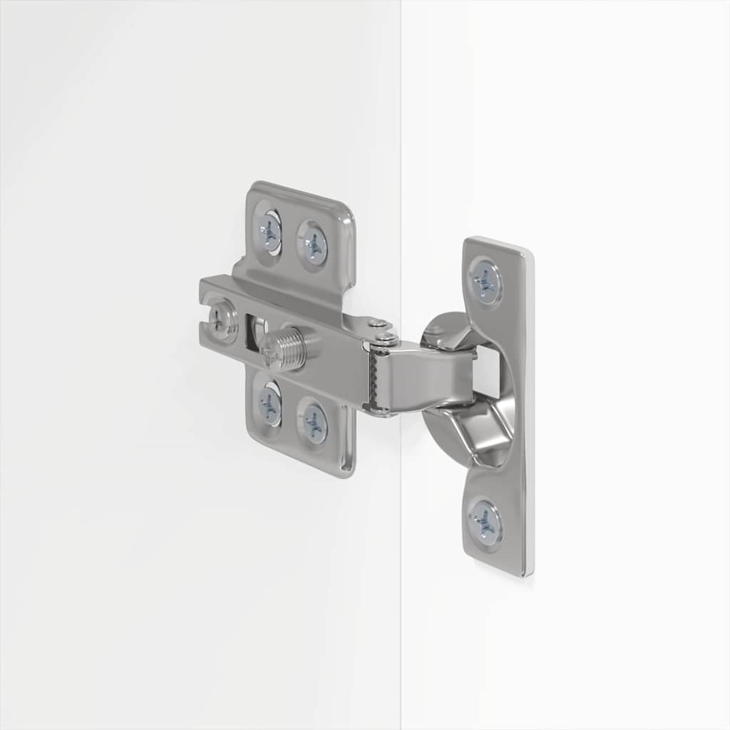 Mobile TV da parete 2 pcs Bianco Lucido 30 x 31 x 80 cm