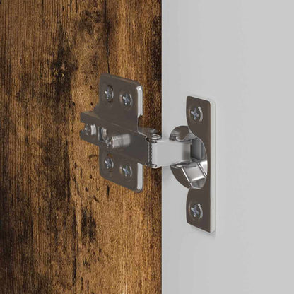 Mobile TV da parete Rovere fumé 30 x 31 x 80 cm