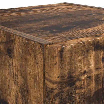 Mobile TV da parete 2 pcs Rovere fumé 30 x 31 x 80 cm