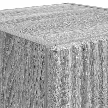 Mobile TV da parete Grigio Sonoma 30 x 31 x 80 cm