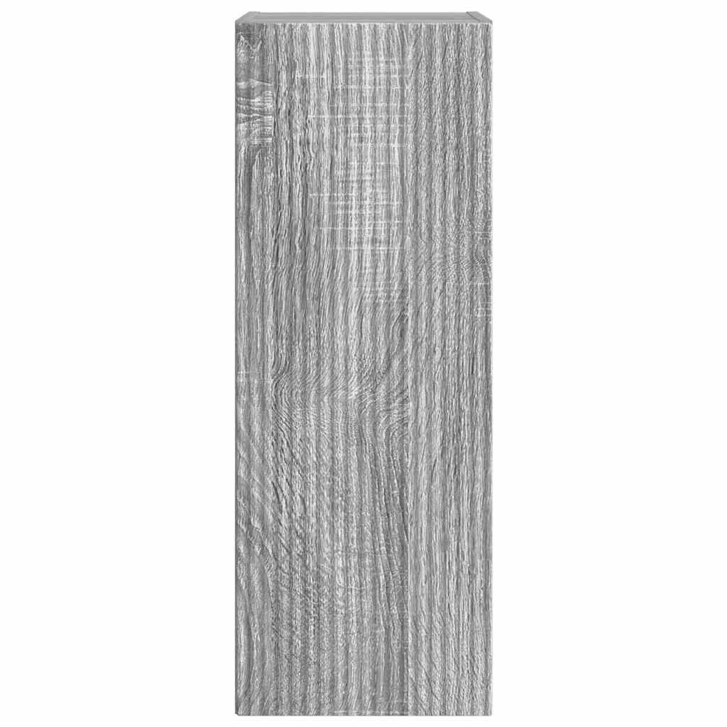 Mobile TV da parete Grigio Sonoma 30 x 31 x 80 cm