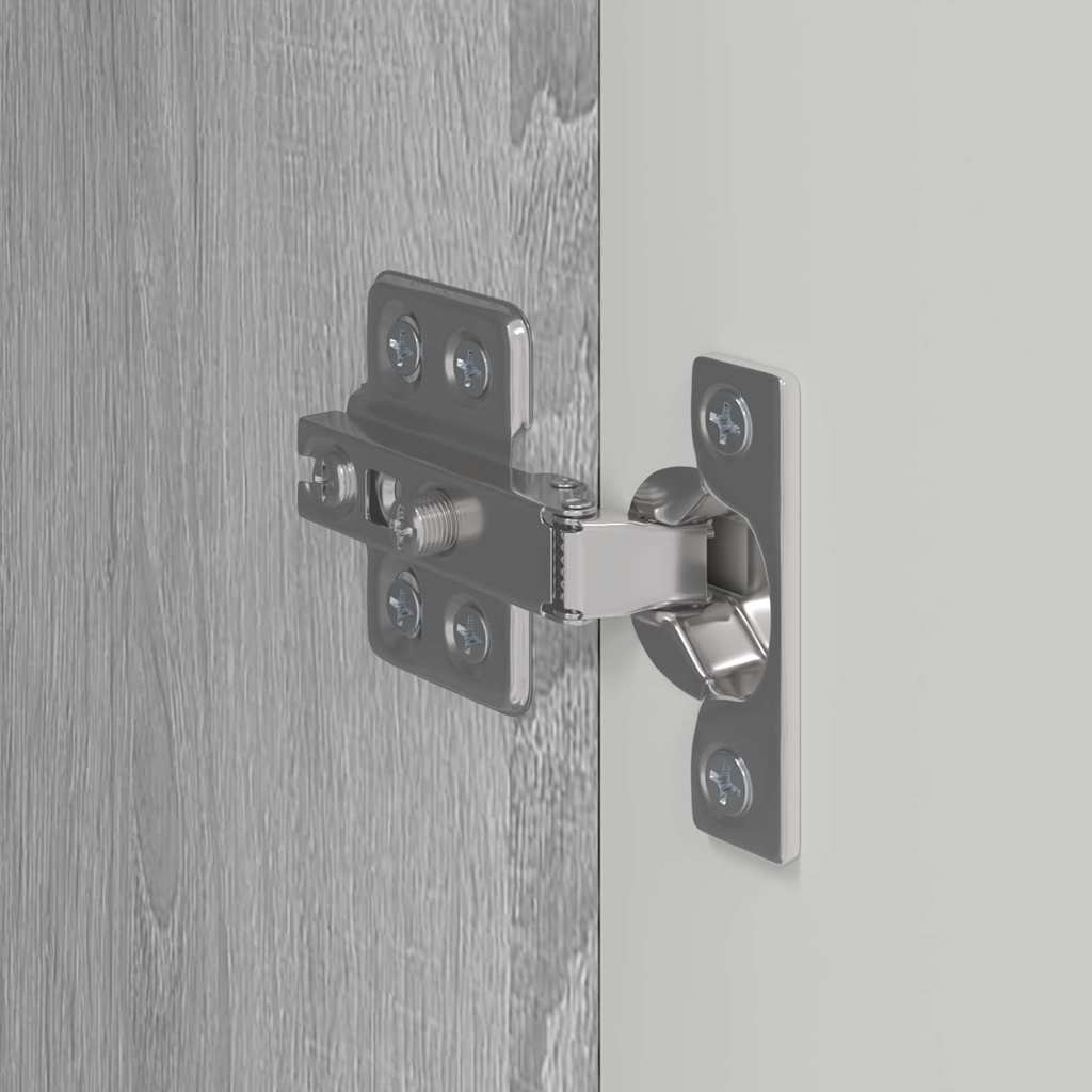 Mobile TV da parete 2 pcs Grigio Sonoma 30 x 31 x 80 cm
