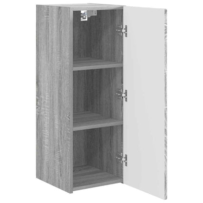 Mobile TV da parete 2 pcs Grigio Sonoma 30 x 31 x 80 cm