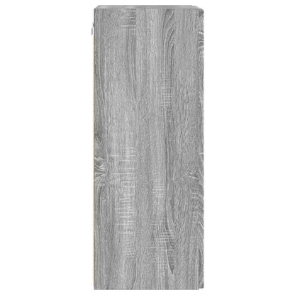 Mobile TV da parete 2 pcs Grigio Sonoma 30 x 31 x 80 cm