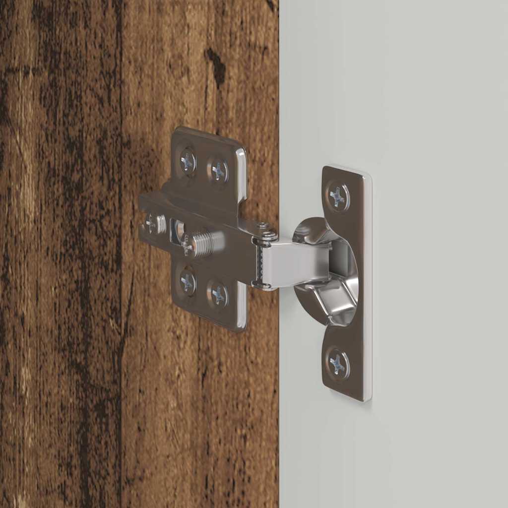 Mobile TV da parete Legno vecchio 30 x 31 x 80 cm